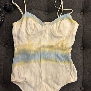 Zara corset ombré bodysuit